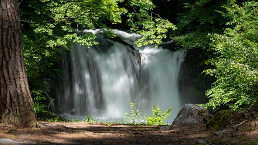 Kaneyama Falls in summer